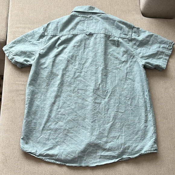 Hurley Mens Short Sleeve Button Down Shirt Size L - Picture 9 of 12